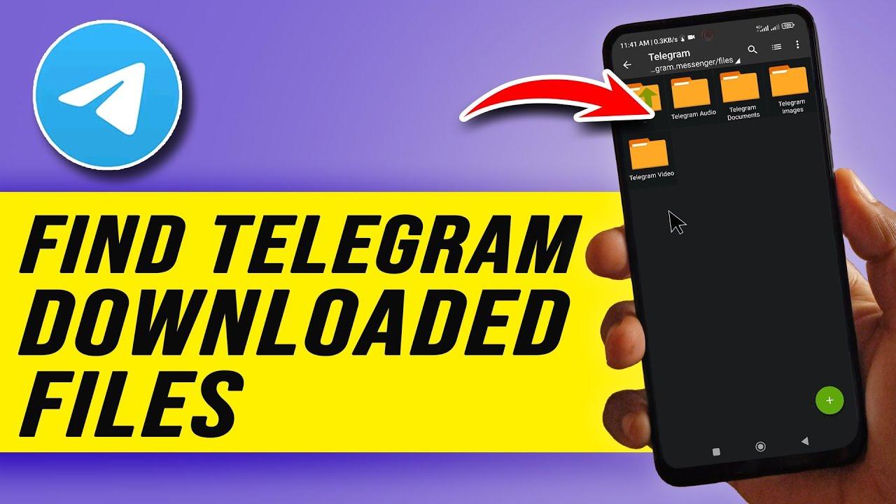 where to find telegram downloaded files on android iphone and pc