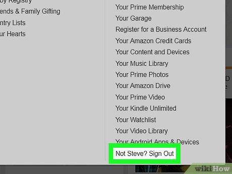 how to sign out of amazon on all devices