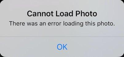 fixes for pictures not loading or showing in imessage on iphone